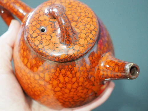 Customer photo review of Orange Teapot