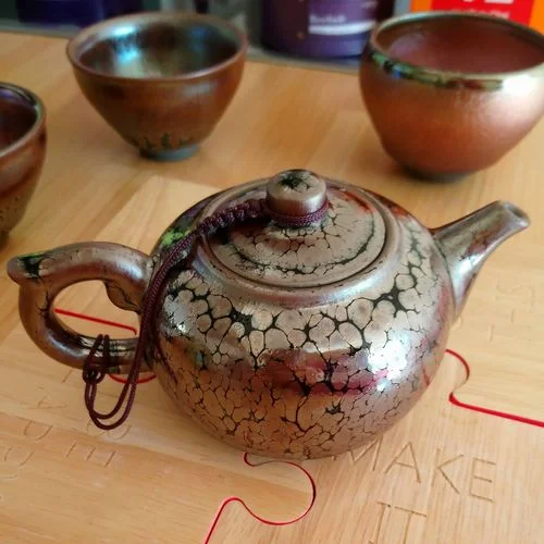 Customer photo review of Succulent Teapot
