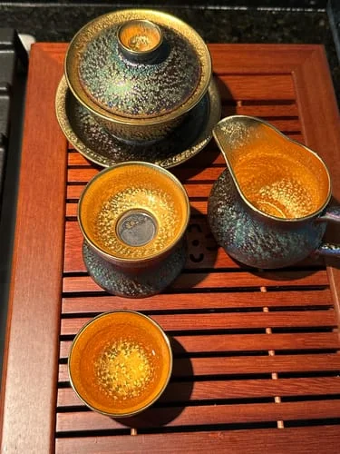 Customer photo review of Golden Magic Tea Set