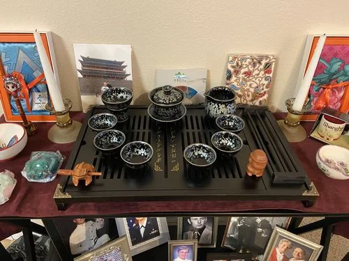 Customer photo review of Snowflake Tea Set