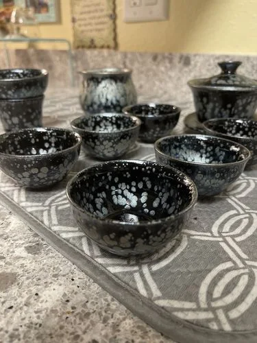 Customer photo review of Snowflake Tea Set