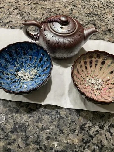 Customer photo review of Succulent Teapot