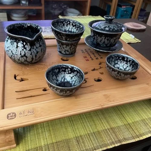 Customer photo review of Snowflake Tea Set