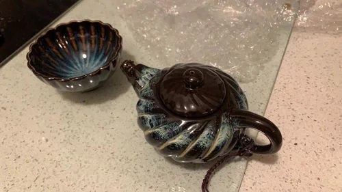 Customer photo review of Palm Teapot