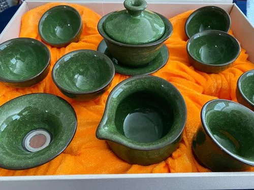 Customer photo review of Emerald Tea Set