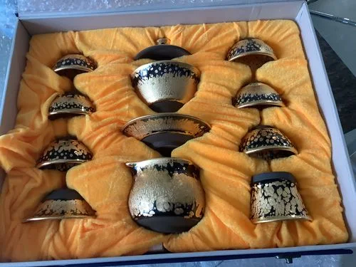 Customer photo review of Gold Tea Set