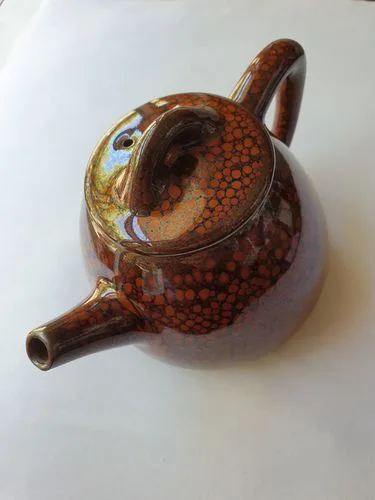 Customer photo review of Orange Teapot