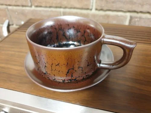 Avaliação com foto de um cliente sobre a xícara de café “Succulent”