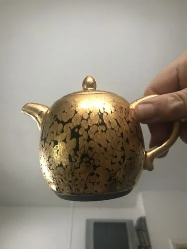 Customer photo review of Gold Teapot