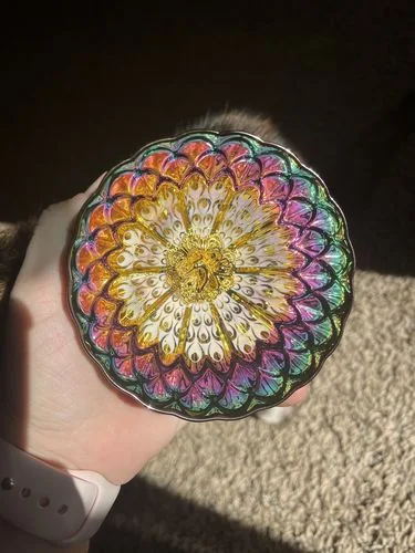 Customer photo review of Vivid Peacock