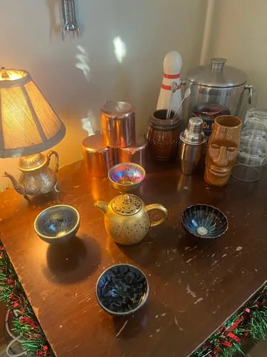 Customer photo review of Gold Teapot