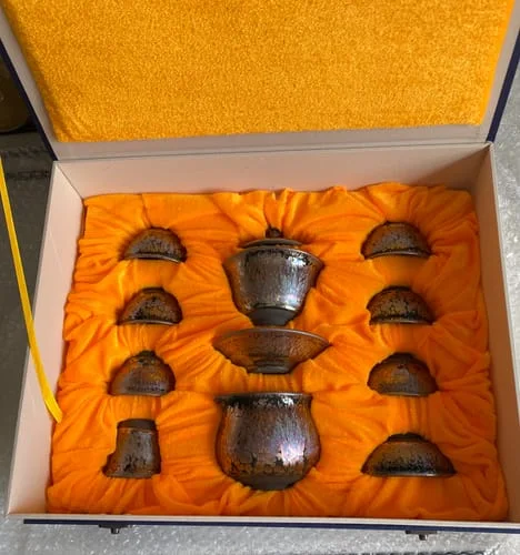 Customer photo review of Succulent Tea Set